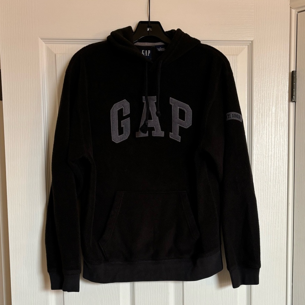 GAP Vintage Logo Hoodie in Black and Gray - Picture 2 of 8